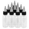 Aufbewahrung Flaschen leerer Flasche Clear Pigment Haustier Plastik 10pcs Tinte 30ml Zubehör