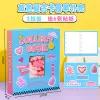 Album American Retro A5 Photocard Binder D Ring Magnetic Card Collect Book 3inch 4Grid Looseleaf Storage Book Album per Polaroid