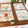 테이블 매트 1/2pcs Placemats PVC 매트 어린이 테이블 스타일 만화 다이닝 디스크 패드 코스터 플레이트 바 Tapete de Lugar 40 28cm