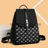 Backpack Style Fashion backpack zipper Oxford spinning womens new large capacity simple and versatile trend practical portable for outdoor use H240403