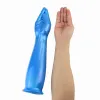 Toys enorm blauwe SM realistische vist sexules speelgoed gezondheid tpe big hand arm extreme fisting anale plug seks speelgoed voor vrouwen volwassenen dildo