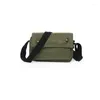 Shoulder Bags Fashion 2024 Est Spring Mini Green Orange Single Bag Small Square Ladies' Oxford Cloth Flip Over