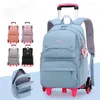 Bolsas escolares bonde crianças mochilas mochilas mochilas com bagagem de rodas garotas de backpack backpack saco de escola