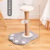 Cat Toys Scratching Post Tree House Grinding Paws Interactive Protecting Furniture Sisal Rope Climbing Frame 240320