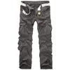 Pantalon de cargaison masculine Pantalon militaire de camouflage multi-poche de haute qualité de haute qualité.