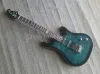 Гитара Shelly New Store Factory Custom Blue Musicman Luke 3 пикапы блокирующие тюнер 9V Батарея электрогитара Магазин музыкальных инструментов