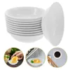 Borden 20 PCS Comple Tray Tray Apetizer Plaat Mini kruiden in Japanse stijl Kendersschaal Small Flatare Bread Container