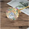 Party Favor 24k Gold Foil Rose Flower Led Lysande Everlasting Mother Valentines Day Gift 2 Colros Drop Delivery Home Garden Festive S DHHDH