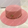 Designer Straw Hat Summer Womens Sun Hat Man Sunbonnet Fashion Beach Hat Unisex Grass Braid Sun Protection Fashion Flat Bucket Hats Sunhat