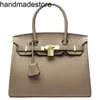 Genuine Leather Bk Designer Handbag First Layer Cowhide Home Bag Fashion Versatile Bag One Shoulder Handbag Litchi Bag