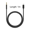 USB C till 3,5 mm Jack Aux Cable DAC Type-C Audio Cabel för bilhögtalar hörlurar Auxiliary Adapter för Huawei Sumsang Xiaomi Vivo