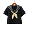 Kleidungsstücke Mode JK Japanische Schuluniform Basis Sailor Fuku Anzug S-2xl Schulmädchen Outfits Faltenrock Anime Cosplay Kostüm