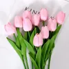 Fleurs décoratives 5 / 10pcs Tulip Bouquet artificiel Pe.