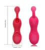 Krachtige clit sukkel vibrator clitoris tepel zuigen tong trillende orale likken masturbator vagina sexy speelgoed voor volwassen vrouwen