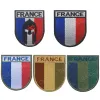 Frankrike franska ir infraröd reflekterande flagglappar Taktiskt militäremblem broderiemblem Appliced ​​Decorative Stickers Strip