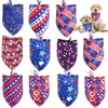 Dog Apparel 30pcs Dogs Bandanas For 4th July Bulk Small Cat Independence Day Pet Bandana Grooming Products