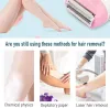Clippers Hair Remover Lady Shaver Underarm Hair Trimmer Rechargeable Waterproof Bikini Armpit Razor for Women Cordless Epilator