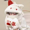 Одеяла игра Genshin Impact Plush Hat Gloves Set 3 в 1 сете