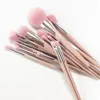 fbseries 15Brushes Complete Set 110Foundation 120 Highlight 200Allover Eyeshadow 210Blending Pink Hair Beauty Makeup Tool 240403