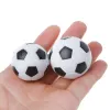 10PCSテーブルサッカーボール交換フットボールゲームFoosballs Mini Resin TableTop Soccer Black and White Balls