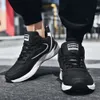 Sports topp nya comfy icke -halk snörning sneakers plus storlek män - perfekt för utomhusaktiviteter utomhus