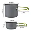 Cups Saucers Mesh Pocket Camping Tableware Resistant Abrasion High Temperature Picnic Durable Barbecue Pot Folding Pan