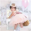 Girl'S Dresses Girls Princess Girl Wear Sleeveless Bow Dress For 1 Year Birthday Party Toddler Costume Summer Events Ocn Vestidos Drop Dhudi