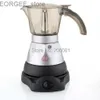 Café das cafeteiras Máquina de café Mocha elétrica.Máquina de café Mocha de venda a quente 3cups Capacidade de 220V de alta qualidade Vendas diretas de fábrica Y240403