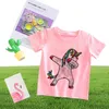 Mode schattige kinderen kleding eenhoorn meisjes tops regenboog paarden meisjes t -shirt cartoon baby boyround nek nieuwe kinderen039S shirt7805778