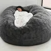 Pokrywa krzesła 1PC Sofa Bean Cover (bez wypełniacza) Pluszowa sypialnia