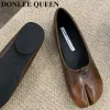 Loafers 2024 Spring Tabi Ninja Moccasin Ronde Split Toe Retro Ballet Women Flats Shoes Slip On Casual Loafer Vrouw Soft Mary Jane Mujer