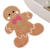 Bath Mats Gingerbread Kitchem Kerstkeuken Tapijten met voor man Non Slip deurmatten Zaal Decor binnen ornamenten