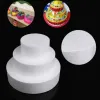 4/6/8 polegadas DIY Polystireno Party Flower Decor Cake Dummy Modeling Sugarcraft Styrofoam