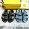 Designer Slippers and Sandals Platform Men's and Women's Shoes F serpentine Slippers Show Fashion Easy to Wear Style Sandals and Slippers with Box