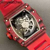 Luxury Richardmill Watch Date Mens Mechanical Tourbillon serie