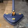 Triangle 360 ​​Cleaning MOP Telescopic House House Glein Suiling Pędzel Smoks