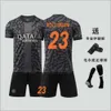 Fora de paris jersey versão de designer campeão liga mbappe tamanho Dembele adulto e futebol infantil Set ET ET ET