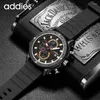 Montre-bracelets Addies Men Quartz Wristwatch Fashion Luxury Luxury Male Sport Sport Watchs Man Calendar Business Silicone Brapas Luminal Watch