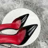 Сапоги черная патентная кожа Женщина Женская лодыжка для ремня шпильки насосы заостренные ноги с сексуальными туфлями на высоком каблуке 8 см 10 см 12 см настройки 3346