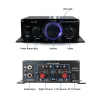 Verstärker AK380/AK370 800W Stromverstärker Audio Karaoke Home Theaterverstärker 2 Kanal Bluetooth Klasse D FM -Verstärker USB/SD -Aux -Eingabe