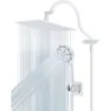 Ultimate Shower Experience: All10 Dual Filtered Rainfall Shower Head Combo with High Pressure Handheld Shower Head, 12" Adjustable Arm, 20 Stage Shower Filter