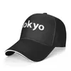 Bollmössor unisex bomull mössa för kvinnliga män tokyo mode baseball justerbar utomhus streetwear hatt