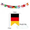 Football pull flag Hanging decoration Euro Cup party decoration supplies Bar Club atmosphere layout paper pull flag bunting