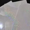 Filmler 210x297mm Antiscratch Lazer Holografik Folyo Yapıştırıcı Bant Geri Selfo Film Su geçirmez El Yapımı DIY Malzeme Fotoğraf Kağıdı