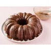 Backwerkzeuge SV-Runde nicht stockgeflutete Kuchenpfanne Zinnring Rundschale Backwarenform für Donut Muffin Cookie Pudding