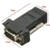 Extension améliorée de la connectivité vidéo à l'aide d'un nouveau vga extender mâle à LAN VIDEO CAT5 CAT6 RJ45 Adaptateur de câble réseau pour améliorer