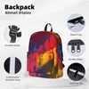 Mochila gotejeira de mochila Tiedye Mochilas meninas meninas bookbag infantil bolsas escolares desenho animado garotos mochila bolsa de ombro de viagem de grande capacidade