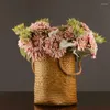 Dekorativa blommor Amerika rustik stil falsk super vacker 1 bukett solrosor konstgjorda hembord dekor 5 st