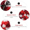 Dekorative Blumen Rose Simulationsdekor künstliche Blumenschmuck Desktop Schmuckgeschenke für Strumpfstoffe
