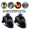 Large View Welding Helmet Welder Mask Auto Darkening Solar Power Welding Mask For Arc Weld Grind Cut Process